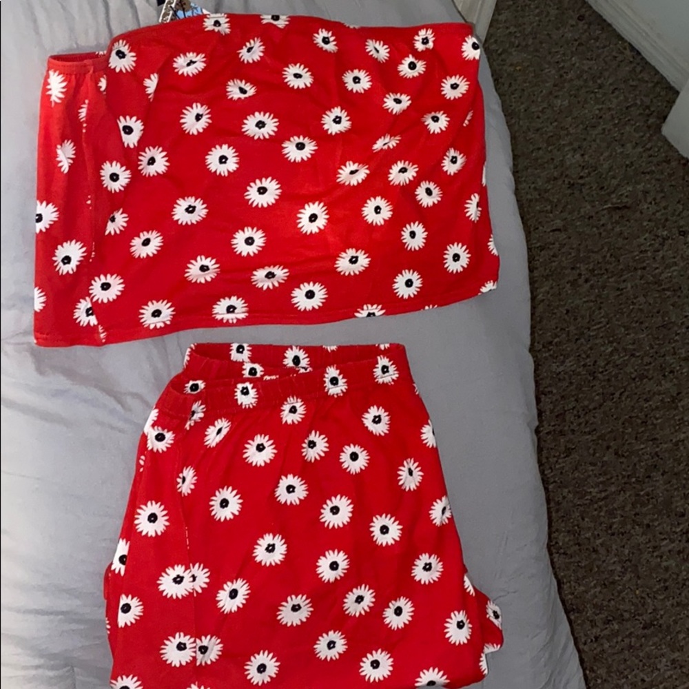 2 piece floral set